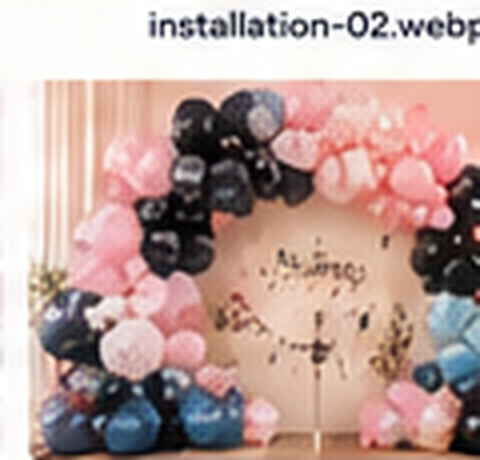 Pastel balloon arch